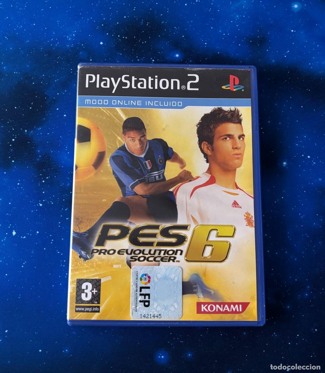Videojuegos y Consolas: PES 6 Pro Evolution Soccer 6 PS2 Black Label Completo PAL Espa&ntilde;a