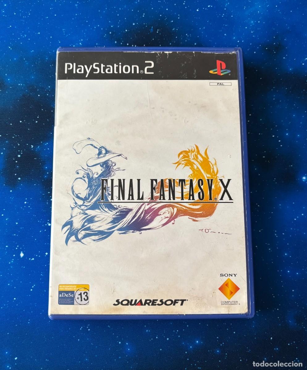 Videojuegos y Consolas: Final Fantasy X PS2 Black Label Completo PAL Espa&ntilde;a Squaresoft