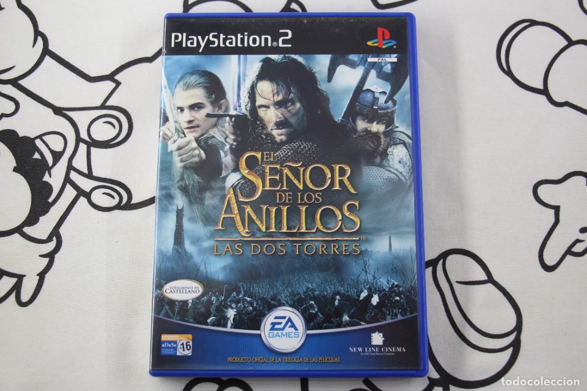 Videojuegos y Consolas: PLAY STATION 2 PS2 EL SE&Ntilde;OR DE LOS ANILLOS LAS DOS TORRES MUY BUEN ESTADO PAL ESPA&Ntilde;A