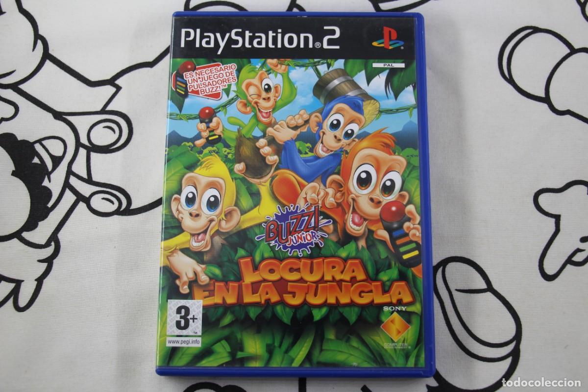 Videojuegos y Consolas: PLAY STATION 2 PS2 BUZZ JUNIOR LOCURA EN LA JUNGLA MUY BUEN ESTADO PAL ESPA&Ntilde;A