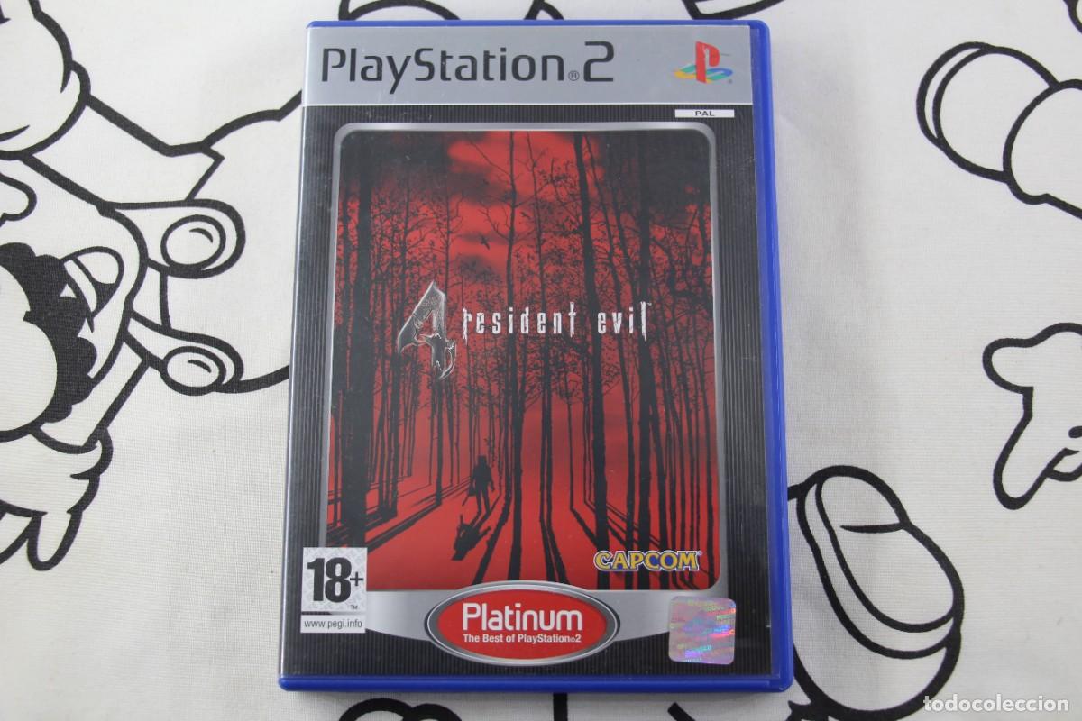 Videojuegos y Consolas: PLAY STATION 2 PS2 RESIDENT EVIL 4 PLATINUM MUY BUEN ESTADO PAL ESPA&Ntilde;A