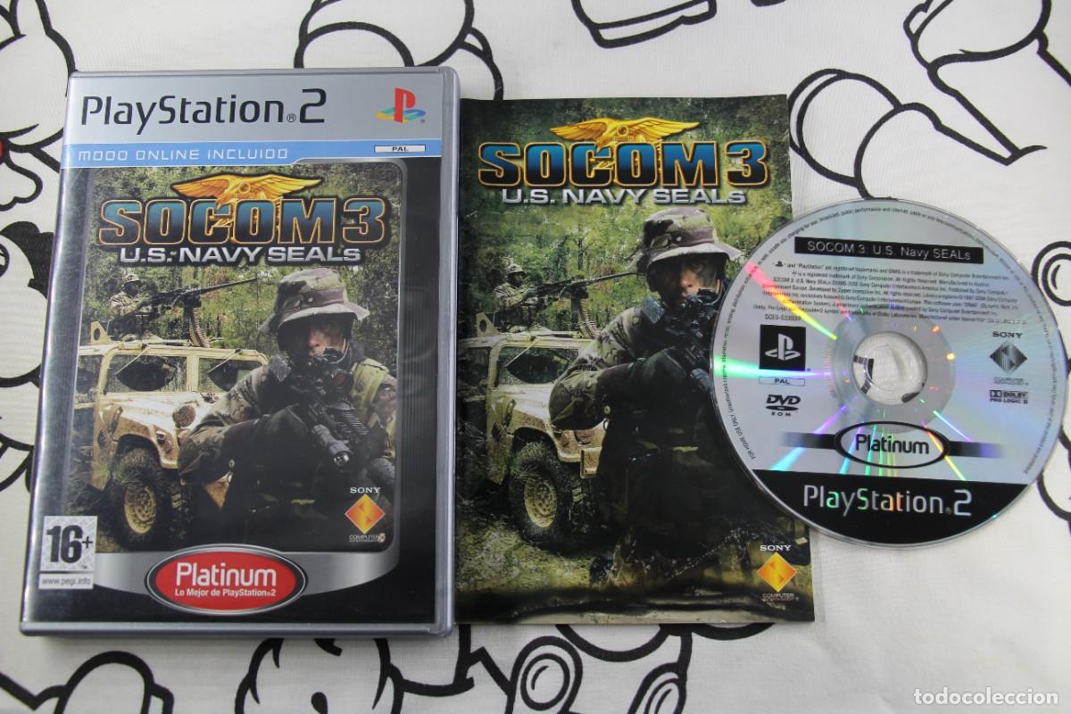 Videospiele und Konsolen: PLAY STATION 2 PS2 SOCOM 3: U.S. NAVY SEALS PLATINUM COMPLETO PAL ESPA&Ntilde;A