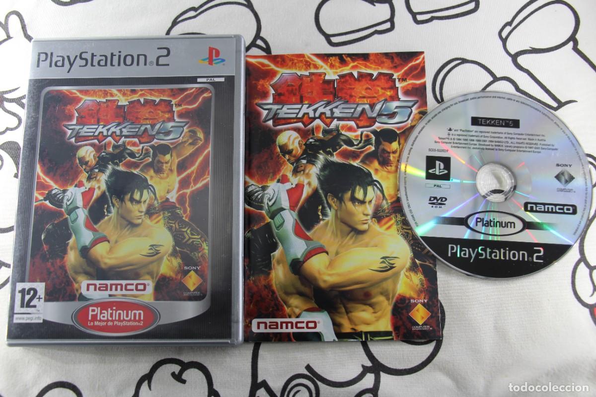 Videojuegos y Consolas: PLAY STATION 2 PS2 TEKKEN 5 PLATINUM MUY BUEN ESTADO PAL ESPA&Ntilde;A