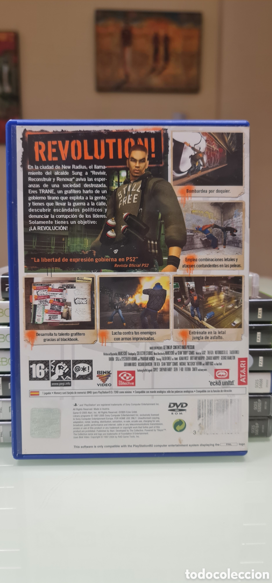 Videojuegos y consolas: Marc Eck&otilde;s Getting Up PS2 PAL Espa&ntilde;a - Foto 3