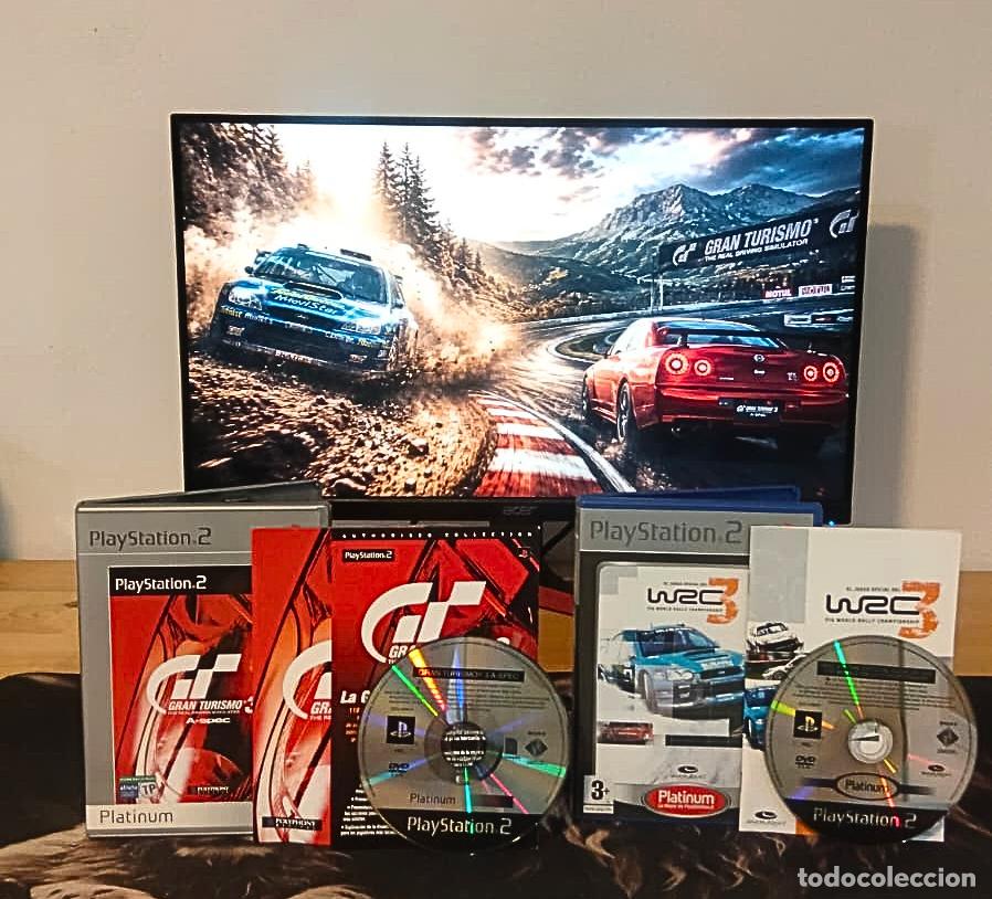 Videojuegos y Consolas: Lote Gran Turismo 3 + WRC 3 PS2 Platinum