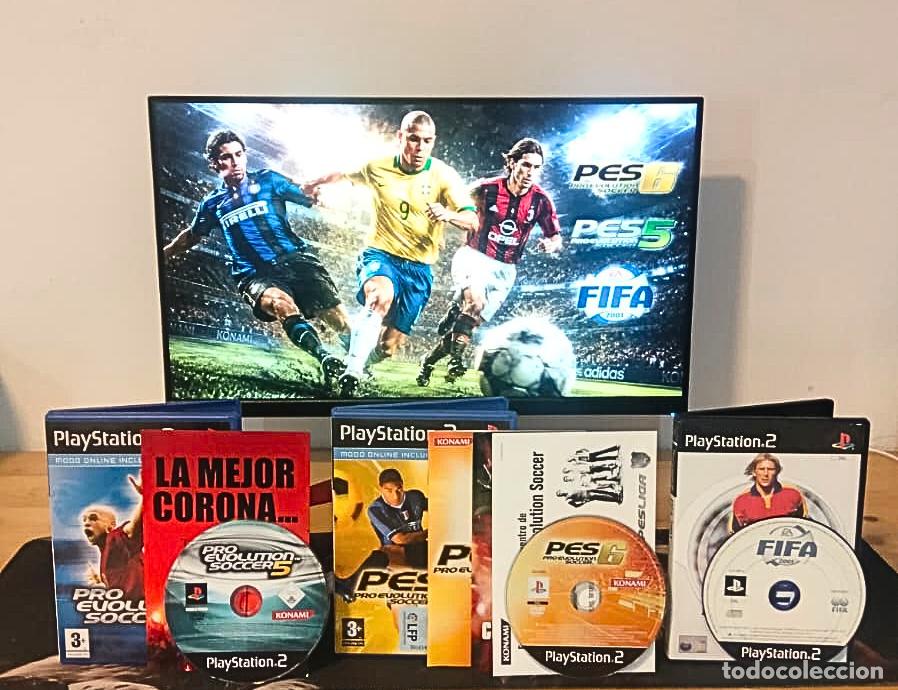 Videojuegos y Consolas: Pack 3 Juegos PS2: PES 6 + PES 5 + FIFA 2001