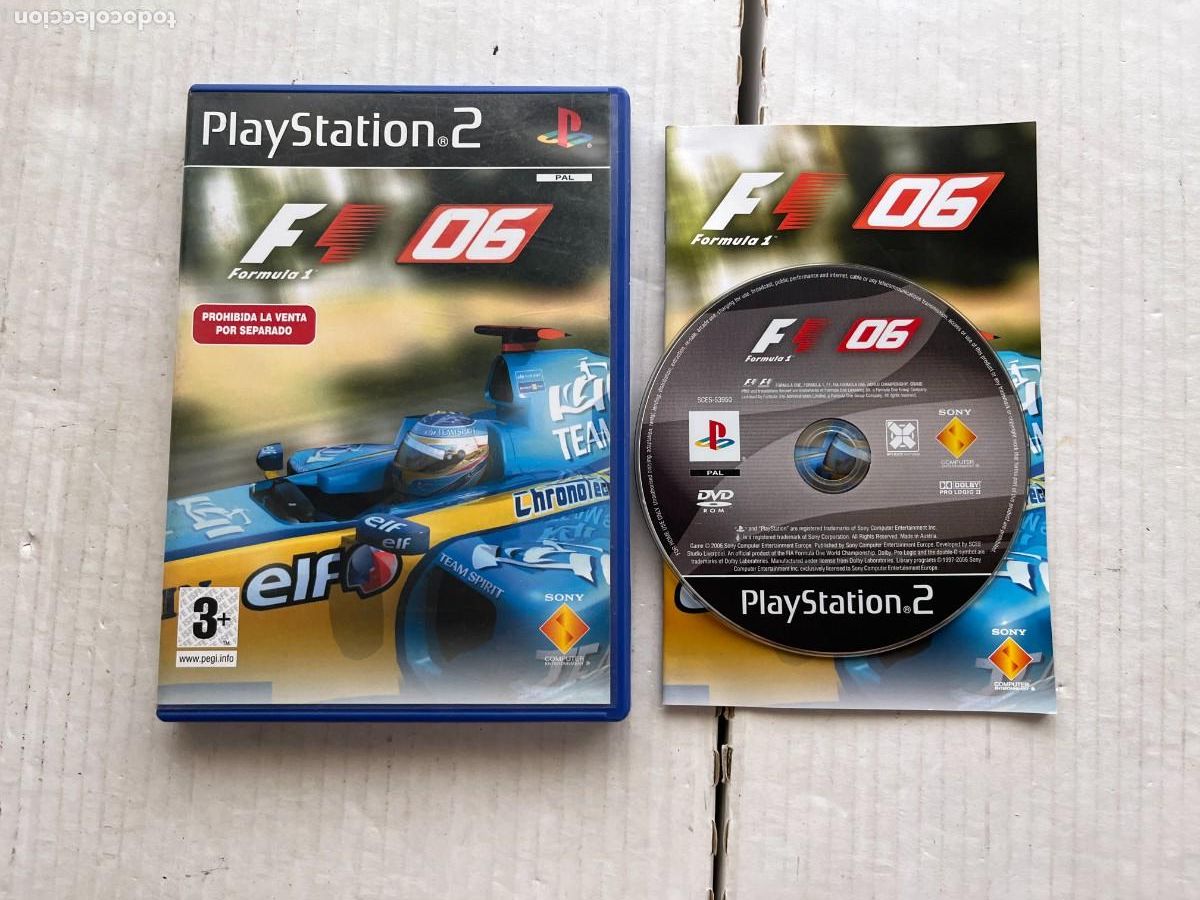 Videojuegos y Consolas: FORMULA ONE 06 F1 - PS2 PLAYSTATION 2 PLAY STATION TWO KREATEN