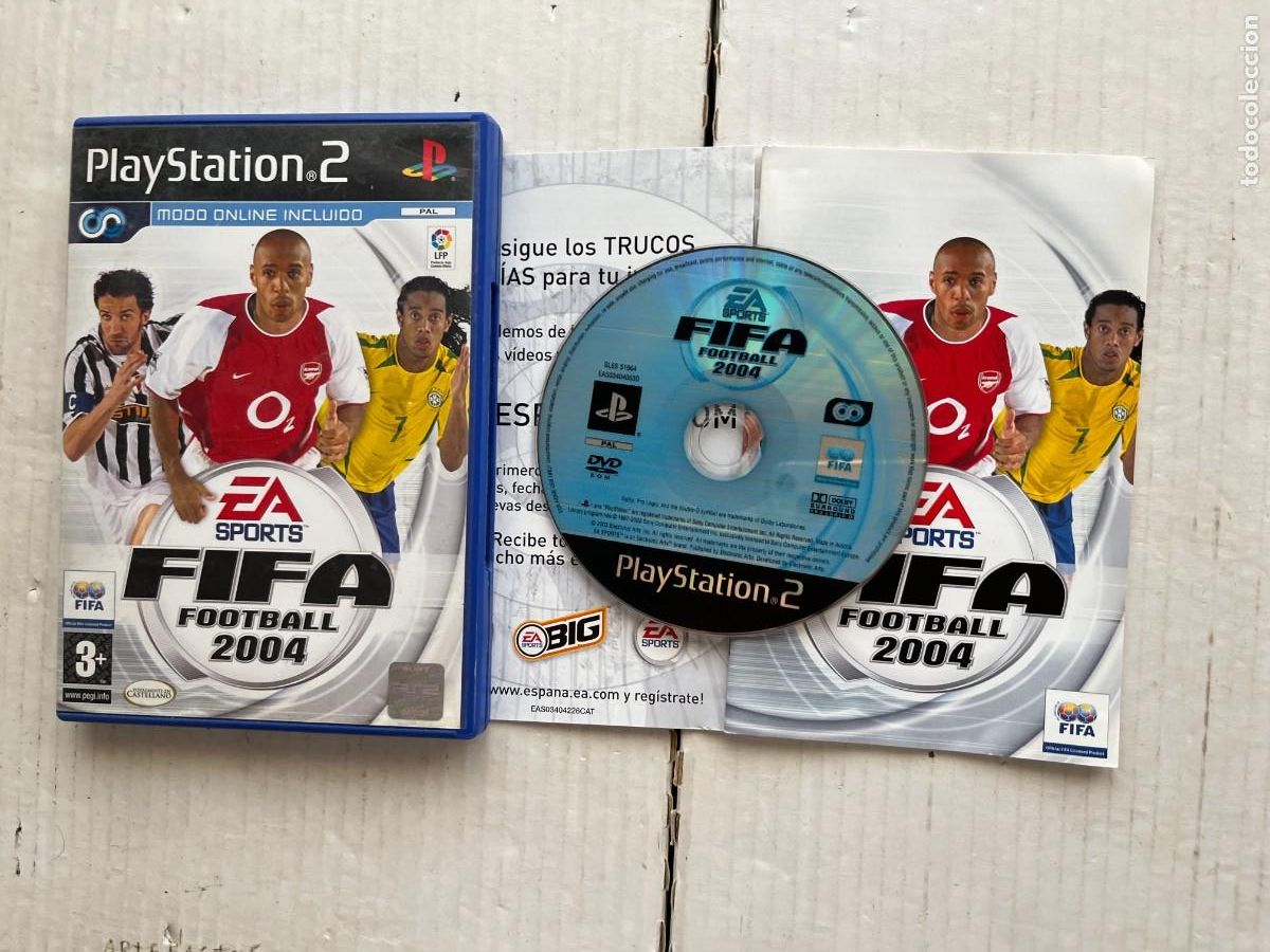 Videojuegos y Consolas: FIFA FOOTBALL 2004 PS2 PLAYSTATION 2 PLAY STATION TWO KREATEN