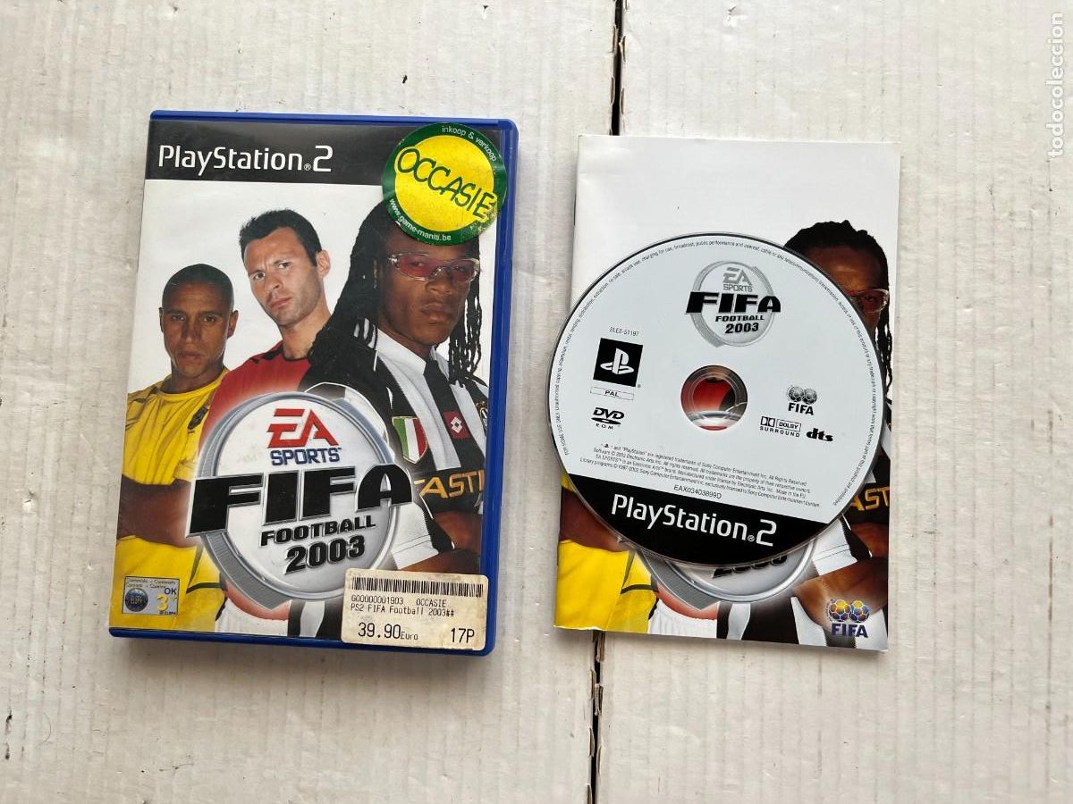 Videojuegos y Consolas: FIFA FOOTBALL 2003 SLES 51197 PS2 PLAYSTATION 2 PLAY STATION TWO KREATEN
