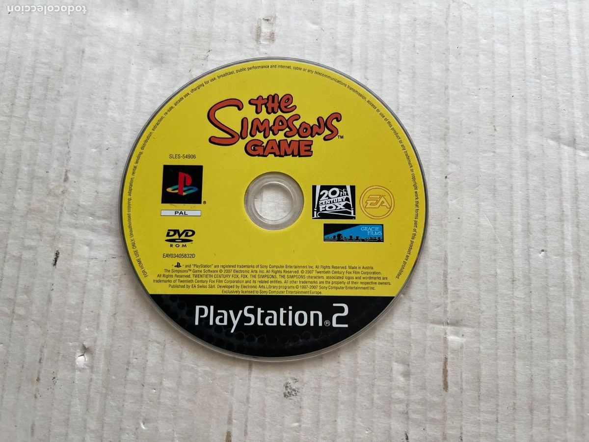 Videojuegos y Consolas: THE SIMPSONS GAME - PS2 PLAYSTATION 2 PLAY STATION TWO KREATEN