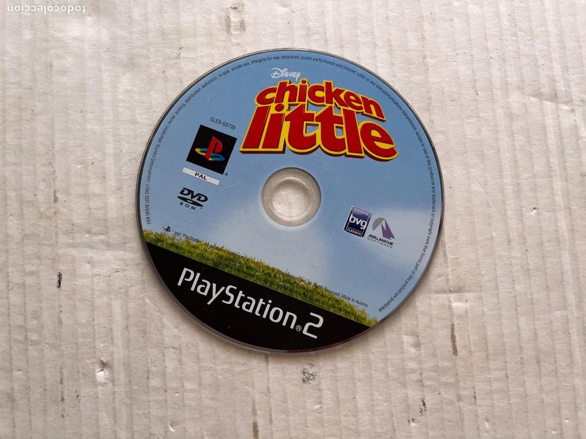 Videojuegos y Consolas: CHICKEN LITTLE DISNEY - PS2 PLAYSTATION 2 PLAY STATION TWO KREATEN