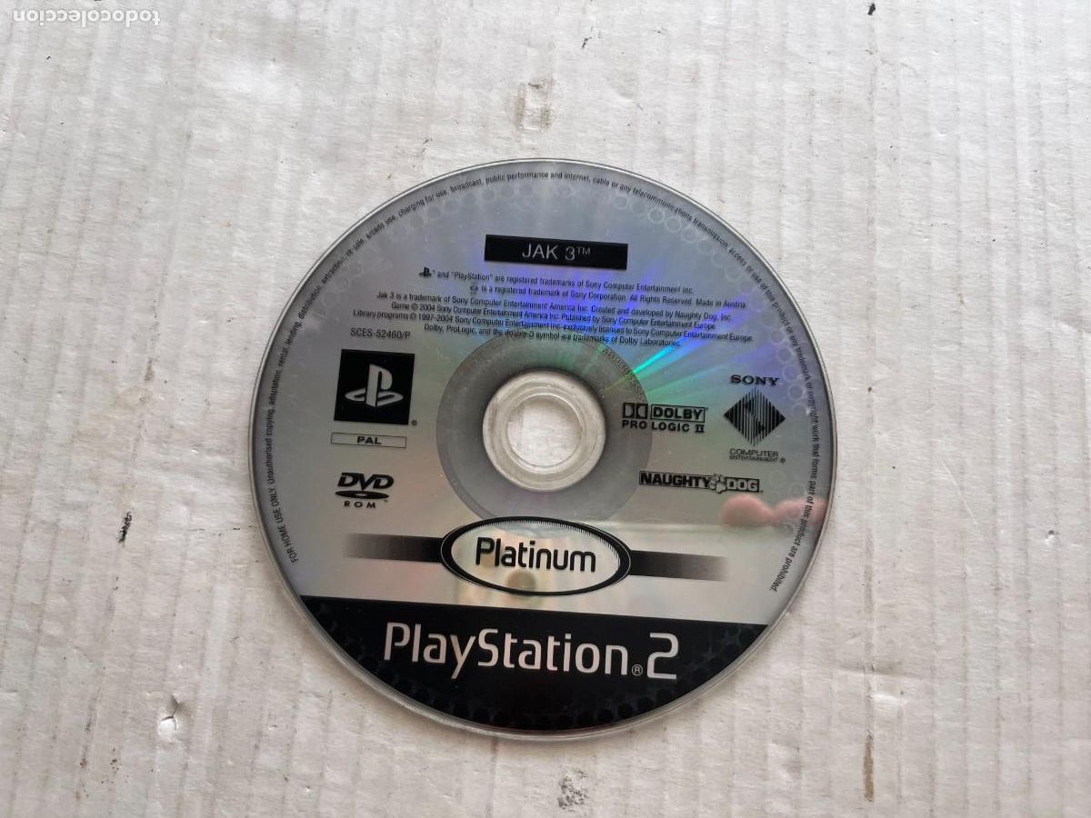 Videojuegos y Consolas: JAK 3 PLATINUM - PS2 PLAYSTATION 2 PLAY STATION TWO KREATEN