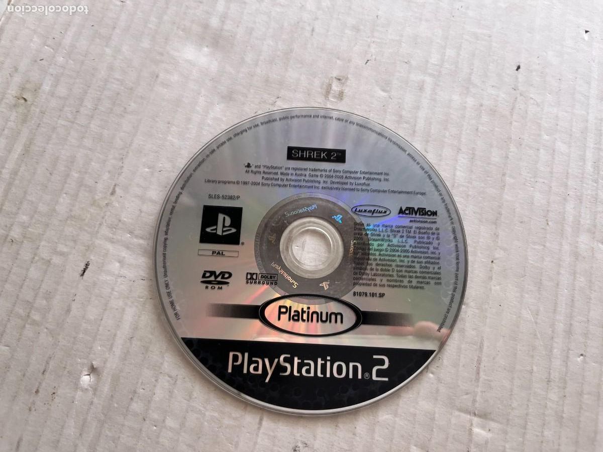 Videojuegos y Consolas: SHREK 2 PLATINUM - PS2 PLAYSTATION 2 PLAY STATION TWO KREATEN