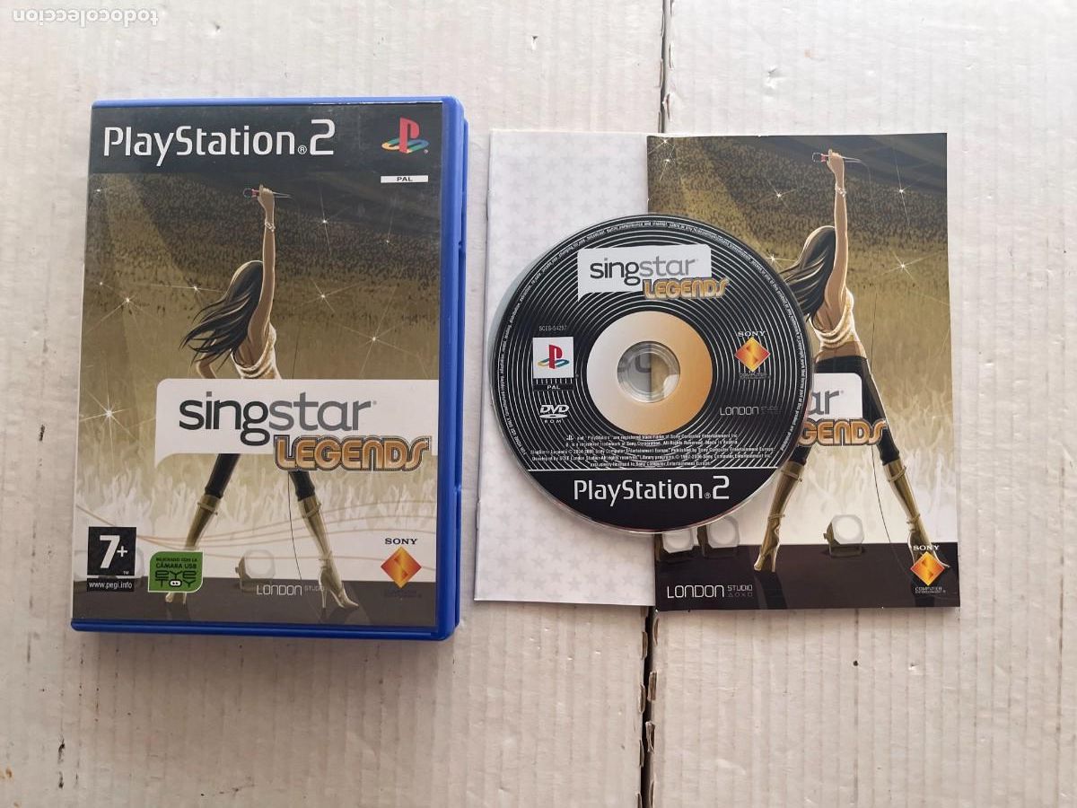 Videojuegos y consolas: SINGSTAR LEGENDS SING STAR - PS2 PLAYSTATION 2 PLAY STATION TWO KREATEN
