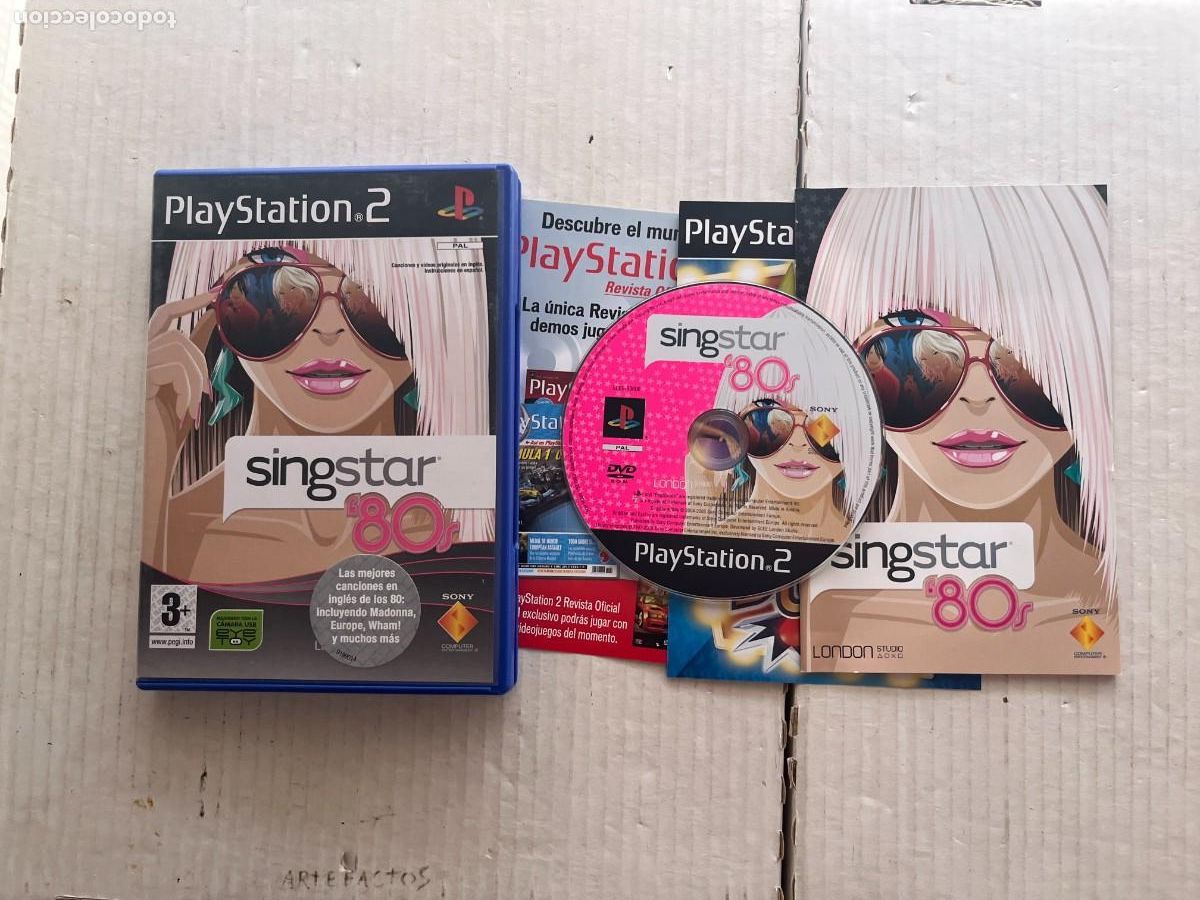 Videojuegos y consolas: SINGSTAR 80S SING STAR - PS2 PLAYSTATION 2 PLAY STATION TWO KREATEN