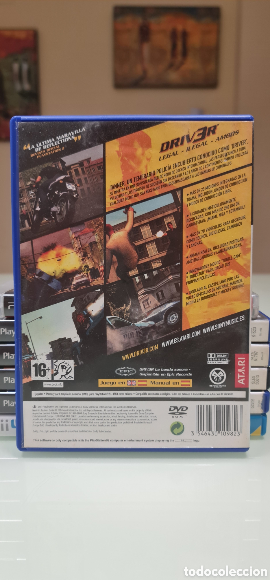 Videojuegos y consolas: Driv3r PS2 PAL Espa&ntilde;a - Foto 3