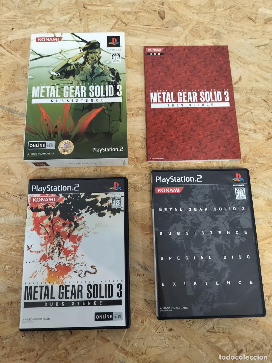 Videojuegos y consolas: Metal Gear Solid Subsistence PS2 Jap&oacute;n