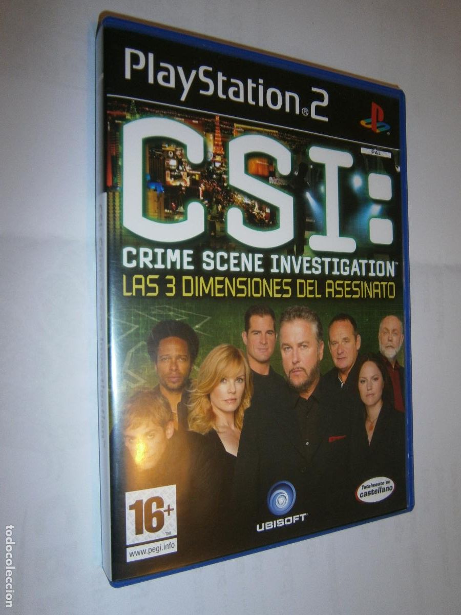 Videojuegos y consolas: ANTIGUO JUEGO PLAYSTATION 2 - CSI: LAS 3 DIMENSIONES DEL ASESINATO