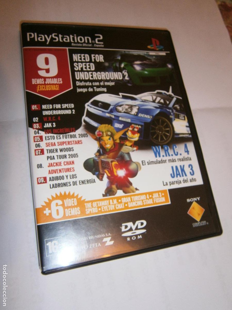 Videojuegos y consolas: ANTIGUO JUEGO PLAYSTATION 2 - 9 DEMOS JUGABLES EXCLUSIVAS