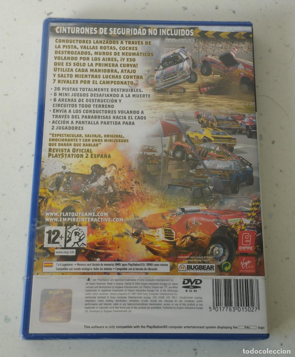 Videojuegos y consolas: FLATOUT PS2 PAL ESPA&Ntilde;A, PRECINTADO - Foto 2