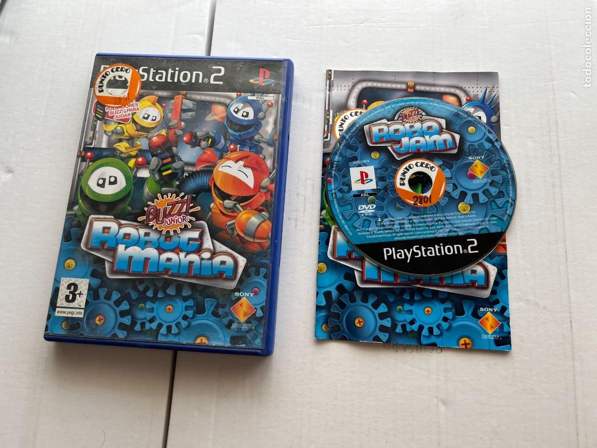 Videojuegos y consolas: BUZZ JUNIOR ROBOT MANIA ROBOJAM ROBO JAM - PS2 PLAYSTATION 2 PLAY STATION TWO KREATEN
