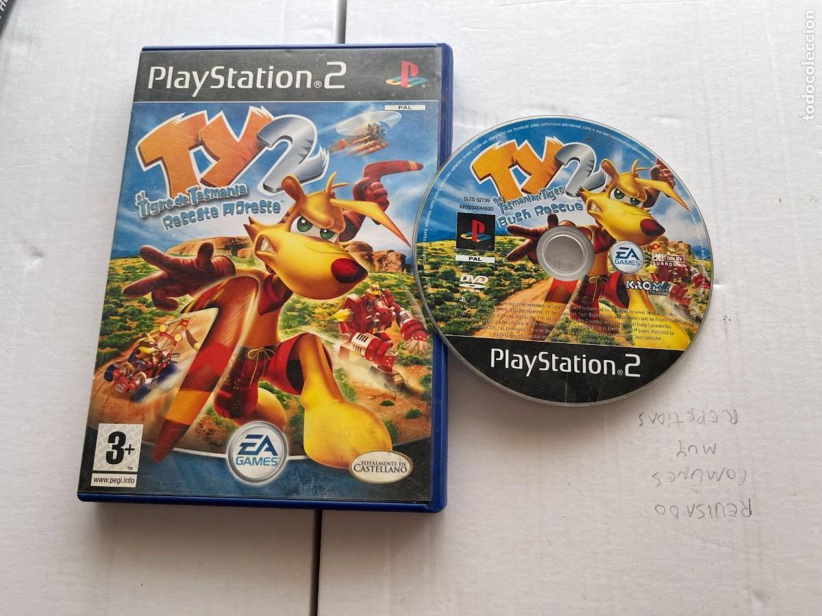 Videojuegos y consolas: TY EL TIGRE DE TAZMANIA 2 RESCATE AGRESTE - PS2 PLAYSTATION 2 PLAY STATION TWO KREATEN