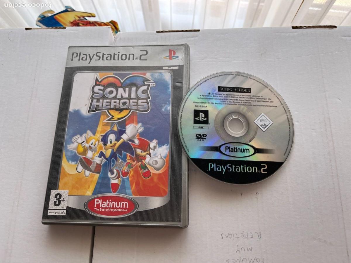 Videojuegos y consolas: SONIC HEROES PLATINUM - PS2 PLAYSTATION 2 PLAY STATION TWO KREATEN