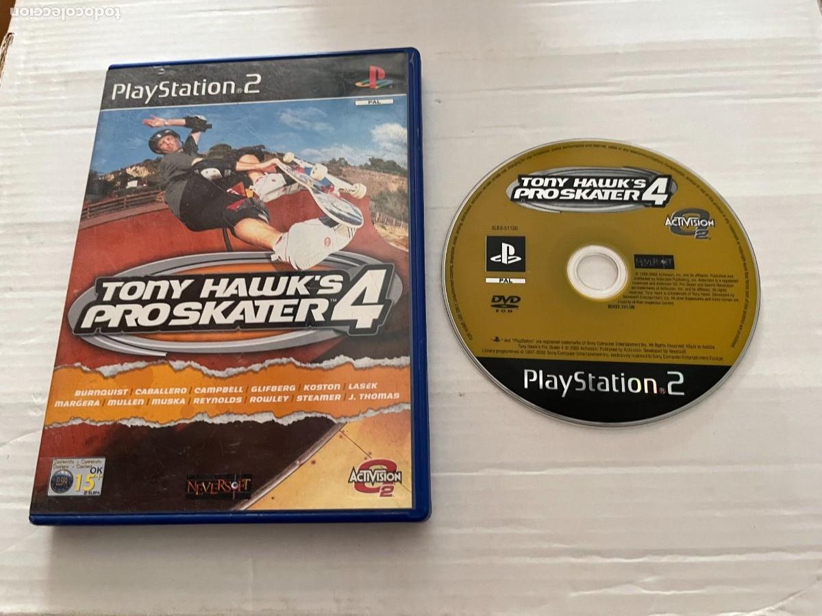 Videojuegos y consolas: TONY HAWKS PRO SKATER 4 - PS2 PLAYSTATION 2 PLAY STATION TWO KREATEN