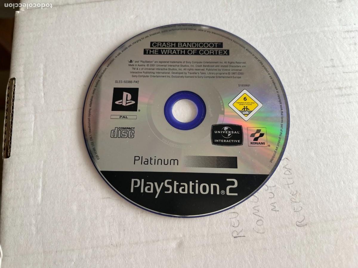 Videojuegos y consolas: CRASH BANDICOOT THE WRATH CORTEX LATINUM- PS2 PLAYSTATION 2 PLAY STATION TWO KREATEN