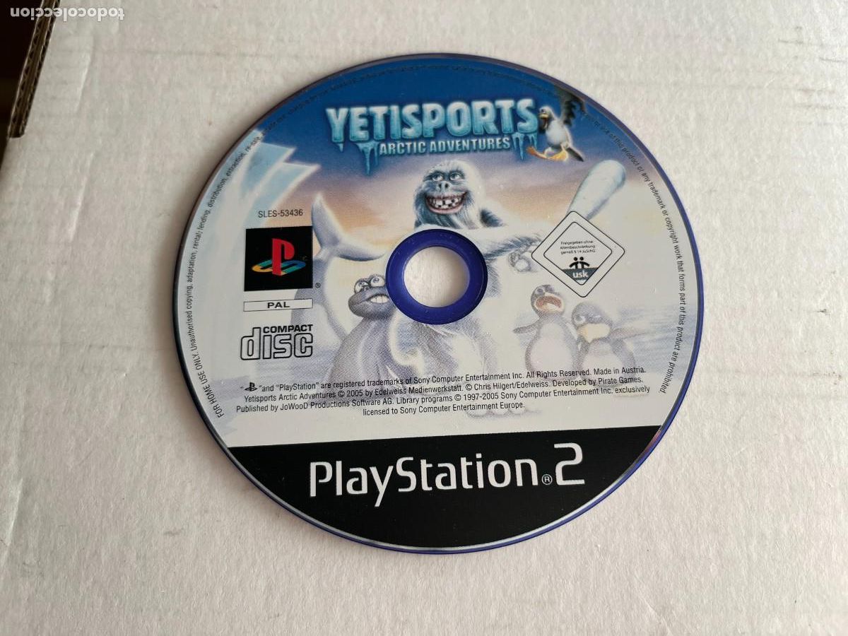 Videojuegos y consolas: YETIS SPORTS ARTIC ADVENTURES YETISPORTS - PS2 PLAYSTATION 2 PLAY STATION TWO KREATEN