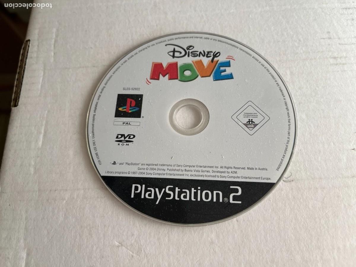 Videojuegos y consolas: DISNEY MOVE EYE TOY PS2 PLAYSTATION 2 PLAY STATION TWO KREATEN