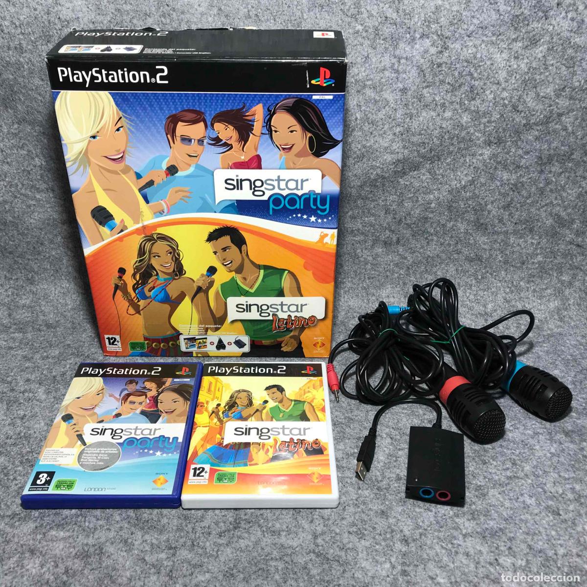 Videojuegos y consolas: SINGSTAR PACK PARTY+LATINO SONY PLAYSTATION 2 PS2