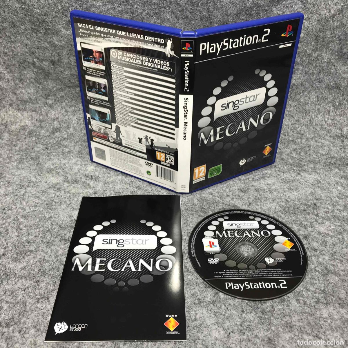 Videojuegos y consolas: SINGSTAR MECANO SONY PLAYSTATION 2 PS2
