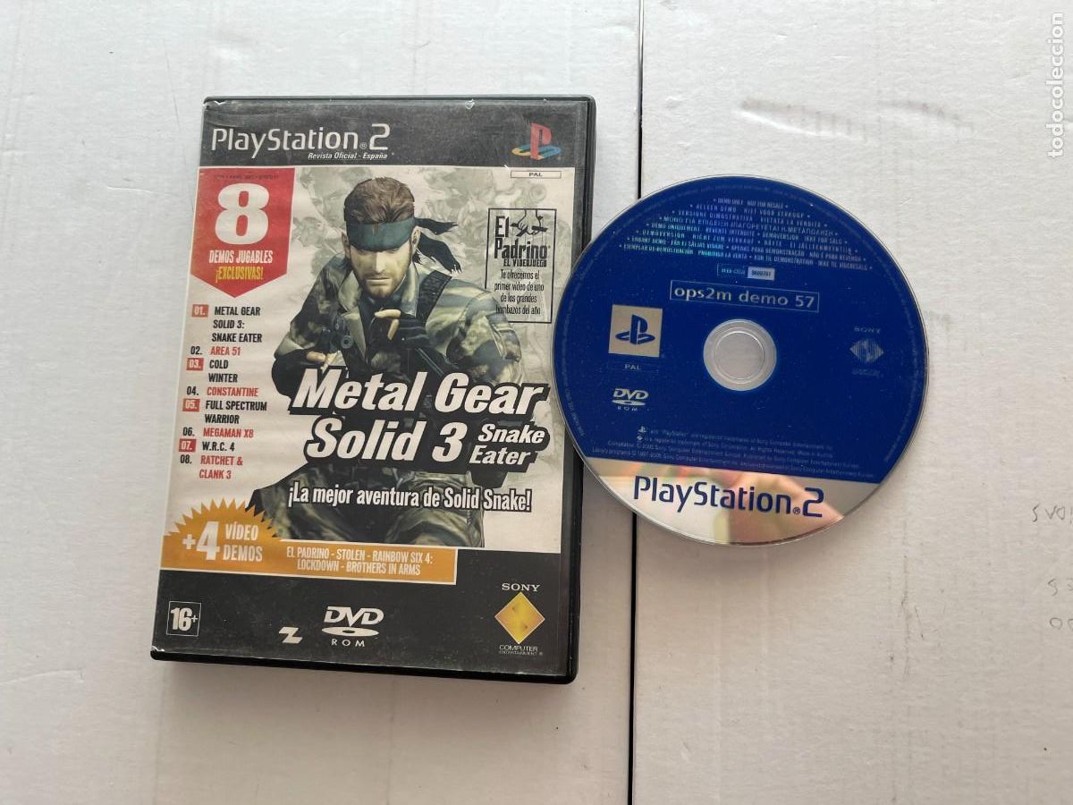 Videojuegos y consolas: DEMO PS2 METAL GEAR SOLID - PLAYSTATION 2 PLAY STATION TWO KREATEN