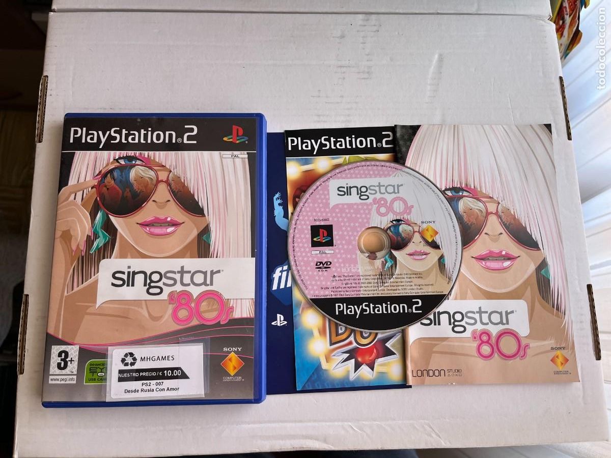 Videojuegos y consolas: SINGSTAR 80 SING STAR - PS2 PLAYSTATION 2 PLAY STATION TWO KREATEN