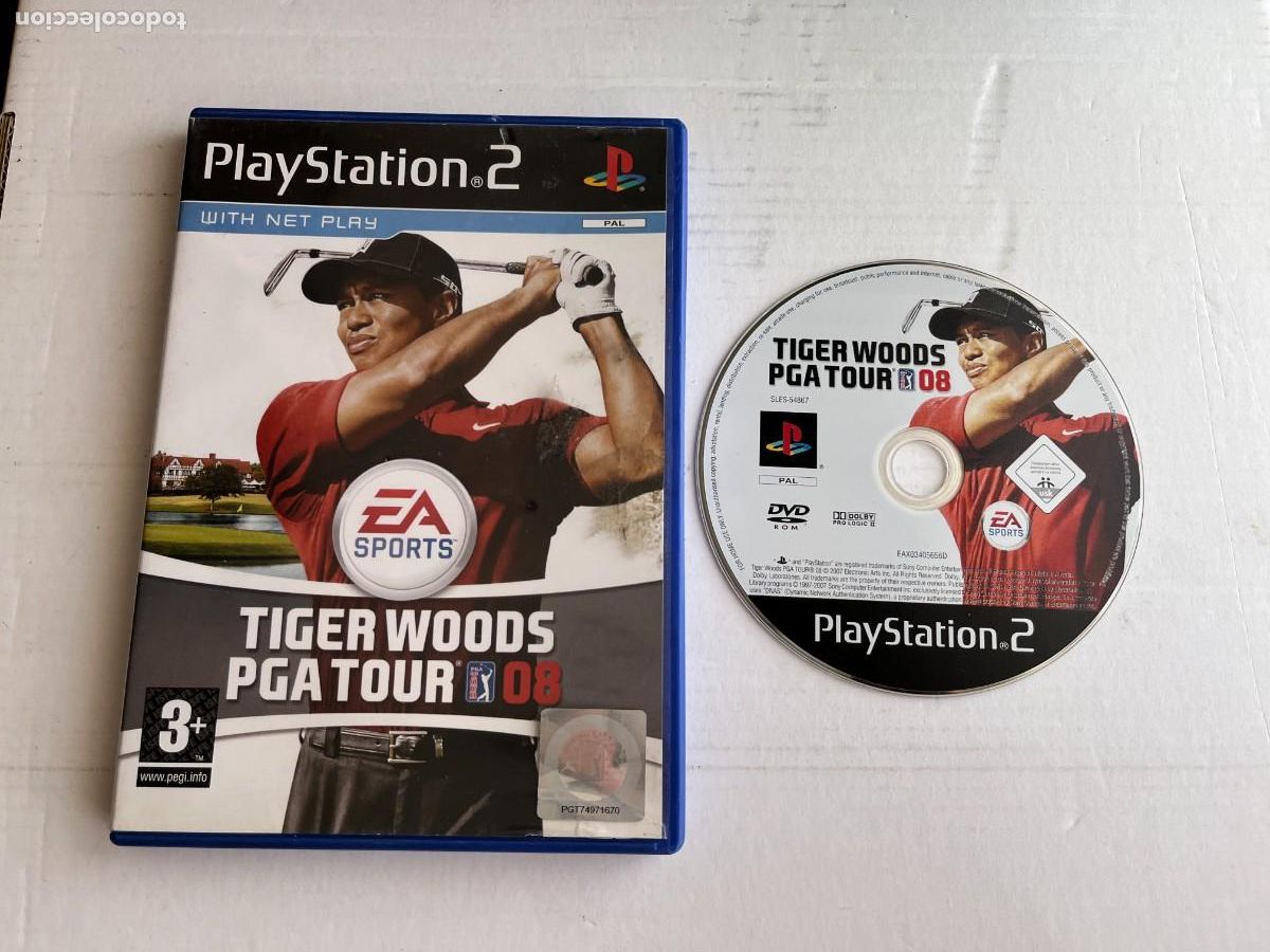 Videojuegos y consolas: TIGER WOODS PGA TOUR 08 GOLF - PS2 PLAYSTATION 2 PLAY STATION TWO KREATEN