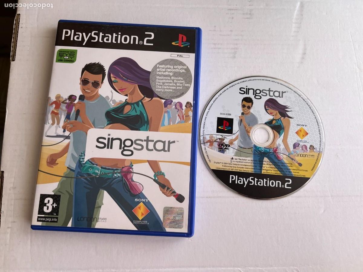 Videojuegos y consolas: SINGSTAR 1 SING STAR - PS2 PLAYSTATION 2 PLAY STATION TWO KREATEN