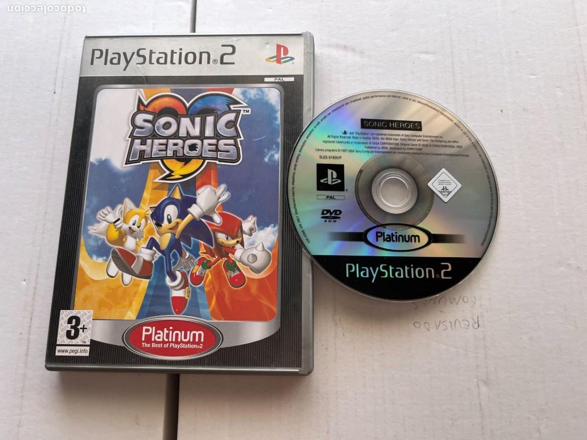 Videojuegos y consolas: SONIC HEROES PLATINUM - PS2 PLAYSTATION 2 PLAY STATION TWO KREATEN
