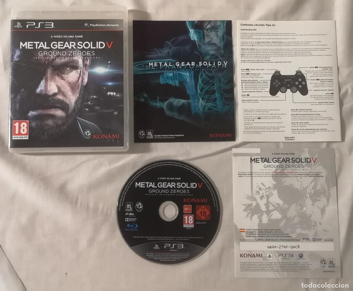 Videojuegos y consolas: PS3 METAL GEAR SOLID V GROUND ZEROES COMPLETO PAL ESPA&Ntilde;A
