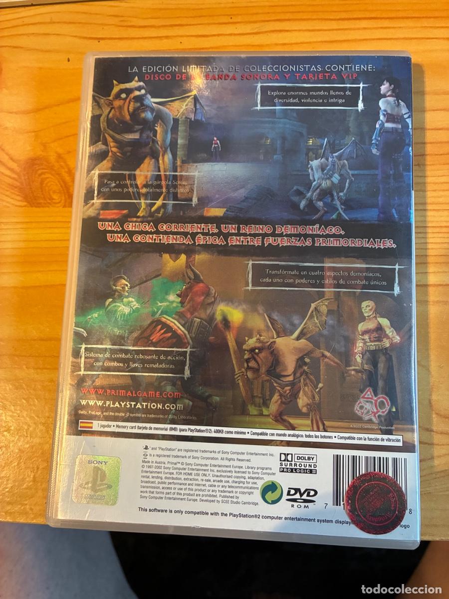 Videojuegos y consolas: Primal edici&oacute;n coleccionista PS2 completo - Foto 2