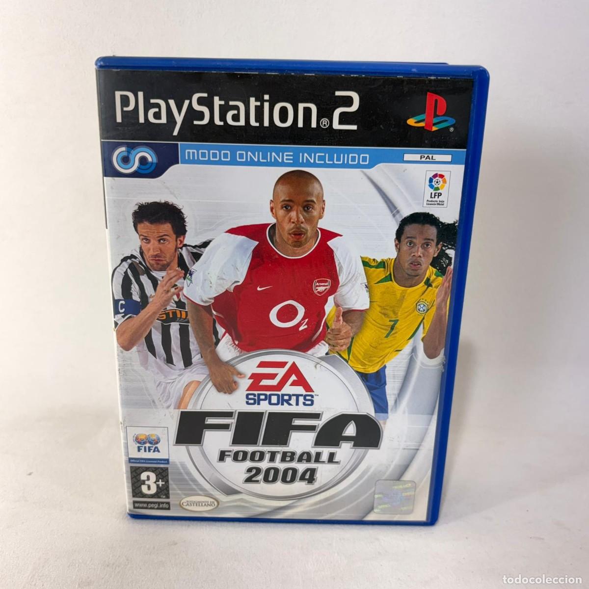 Videojogos e Consolas: VIDEOJUEGO PLAYSTATION 2 - PS2 - FIFA FOOTBALL 2004 + CAJA + INSTRUCCIONES