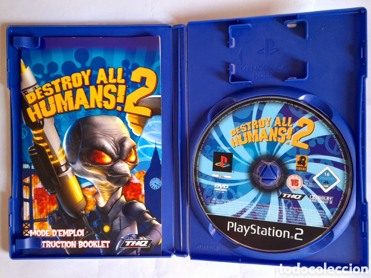 Videojuegos y consolas: Destroy All Humans! 2 - PS2 PAL/FR Complete - Foto 3