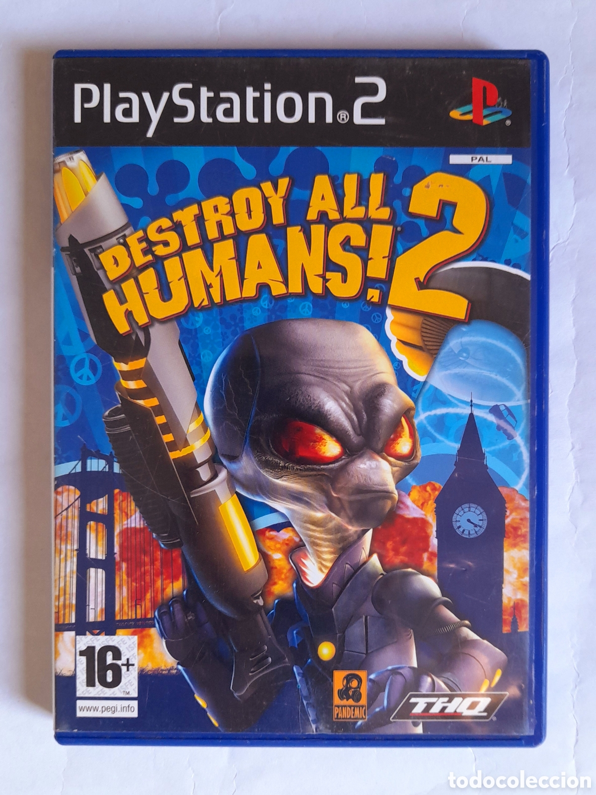 Videojuegos y consolas: Destroy All Humans! 2 - PS2 PAL/FR Complete - Foto 1