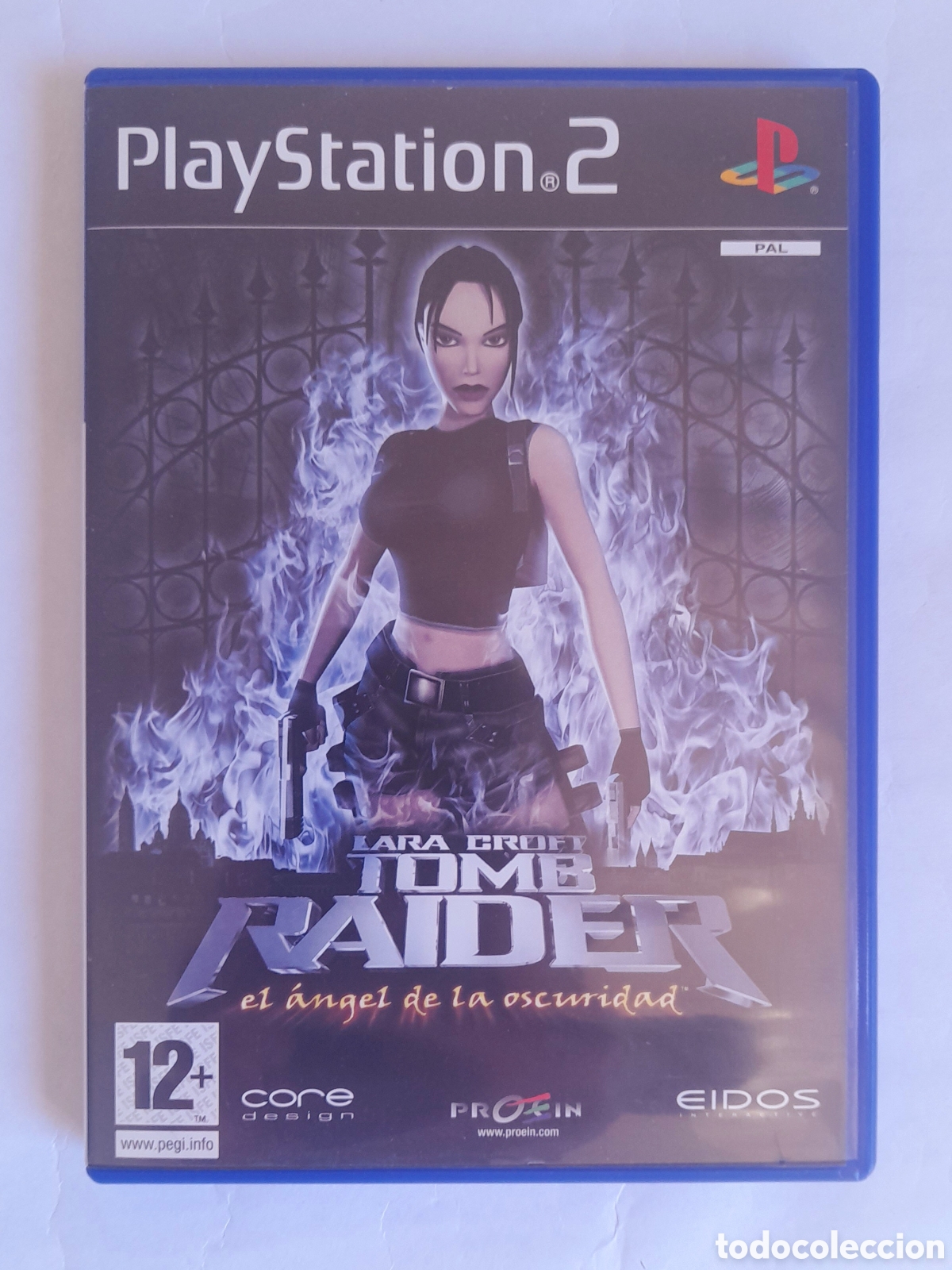 Videojuegos y consolas: Lara Croft Tomb Raider: El &Aacute;ngel De La Oscuridad - PS2 PAL/ES Completo