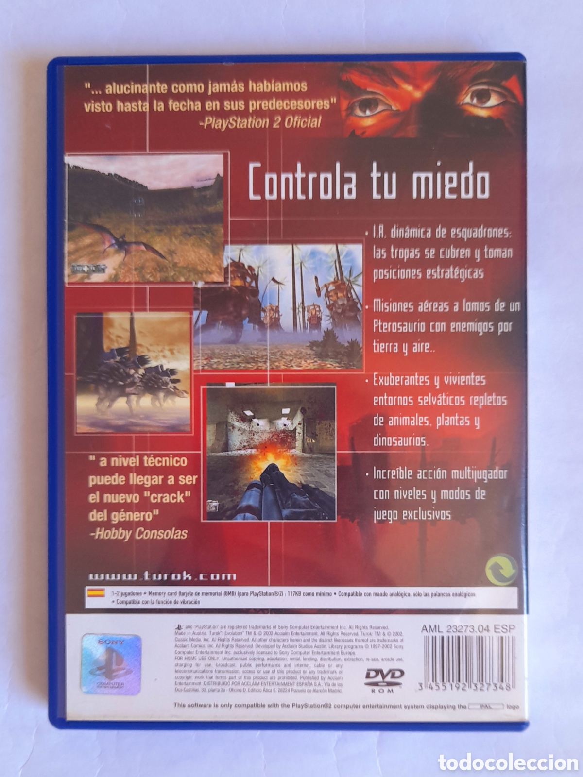 Videojuegos y consolas: Turok: Evolution - PS2 PAL/ES Completo - Foto 2