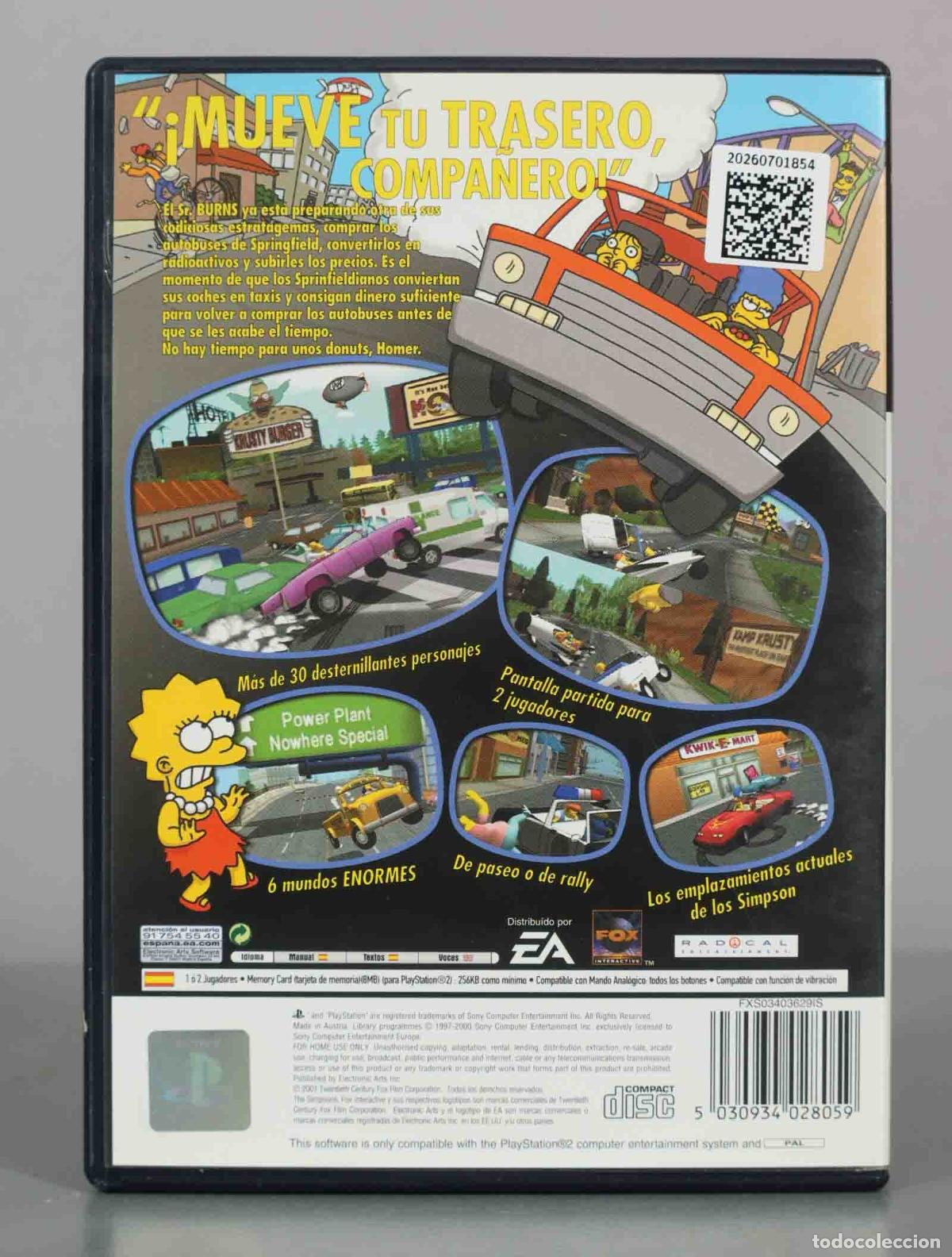 Videojuegos y consolas: PS2. The Simpsons: Road Rage - Foto 2