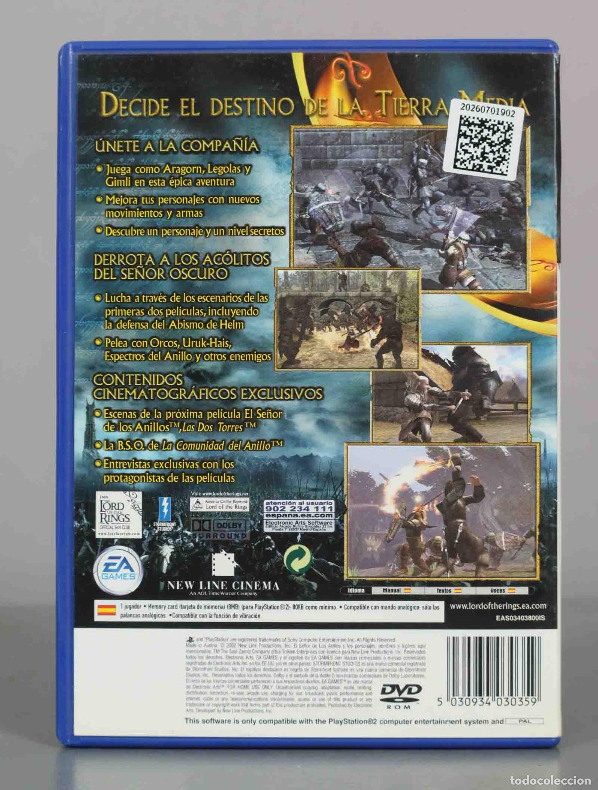 Videojuegos y consolas: PS2. El Se&ntilde;or de los Anillos: Las Dos Torres - Foto 2