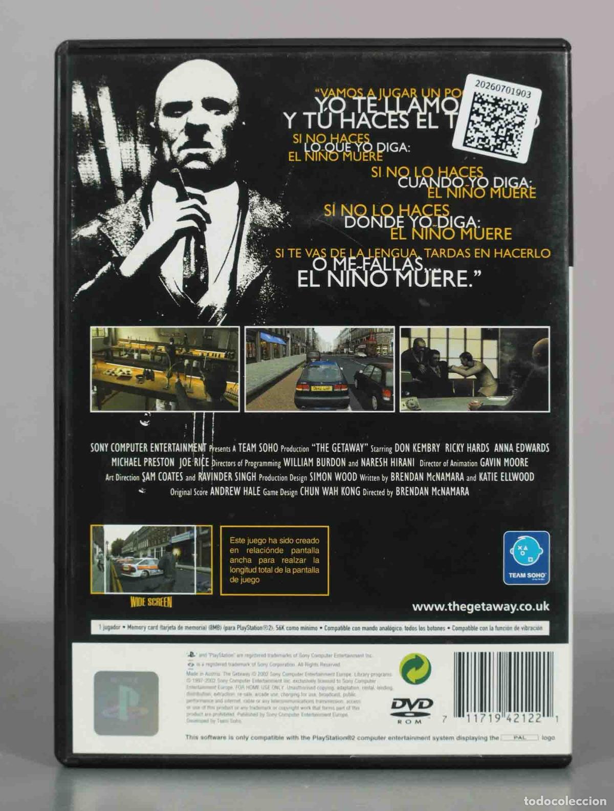 Videojuegos y consolas: PS2. The Getaway - Pal Espa&ntilde;a - Foto 2