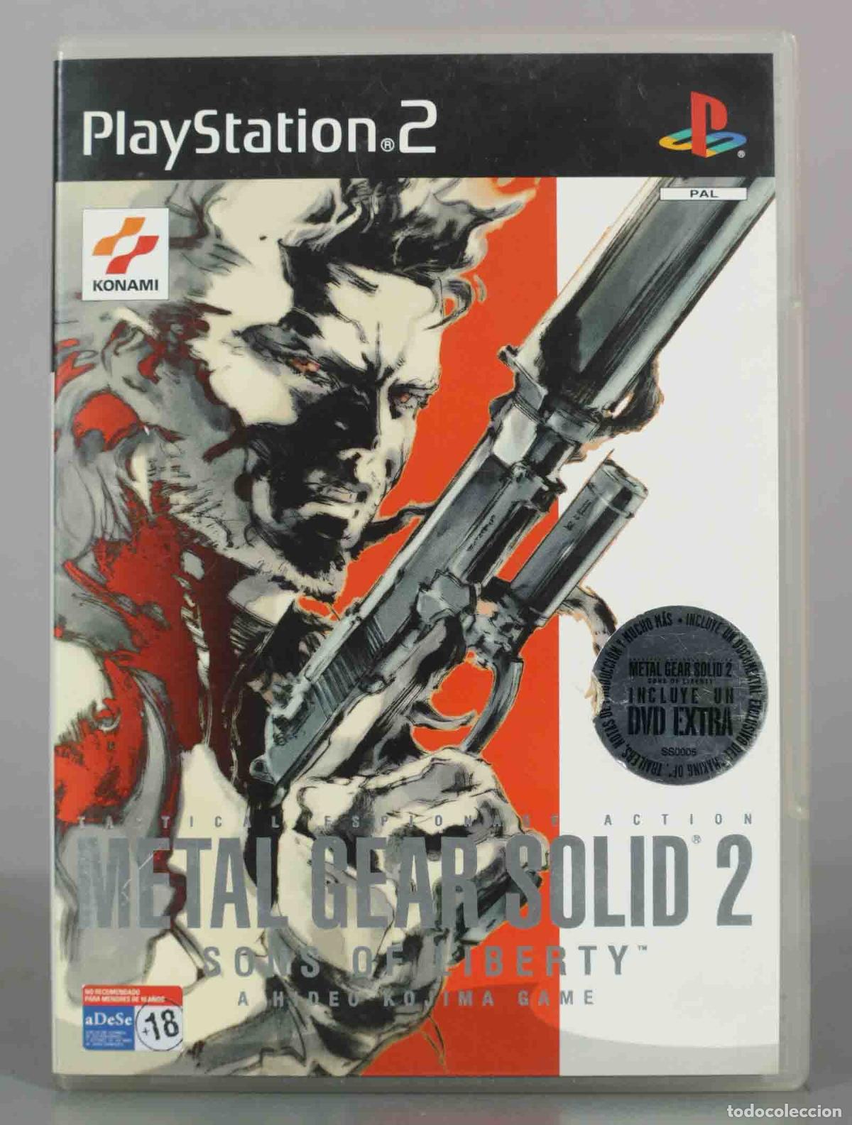 Videojuegos y consolas: PLAYSTATION 2. Metal Gear Solid 2: Sons of Liberty - Hideo Kojima