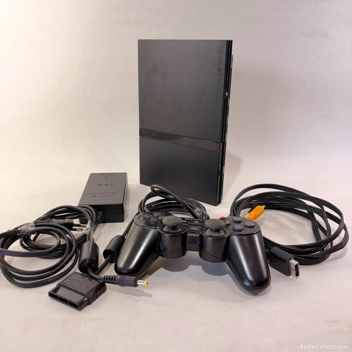 Jeux Vid&eacute;o et Consoles: CONSOLA PLAYSTATION 2 - PS2 - MOD:SCPH-75004 + MANDOS + ACCESORIOS + CABLES - FUNCIONA